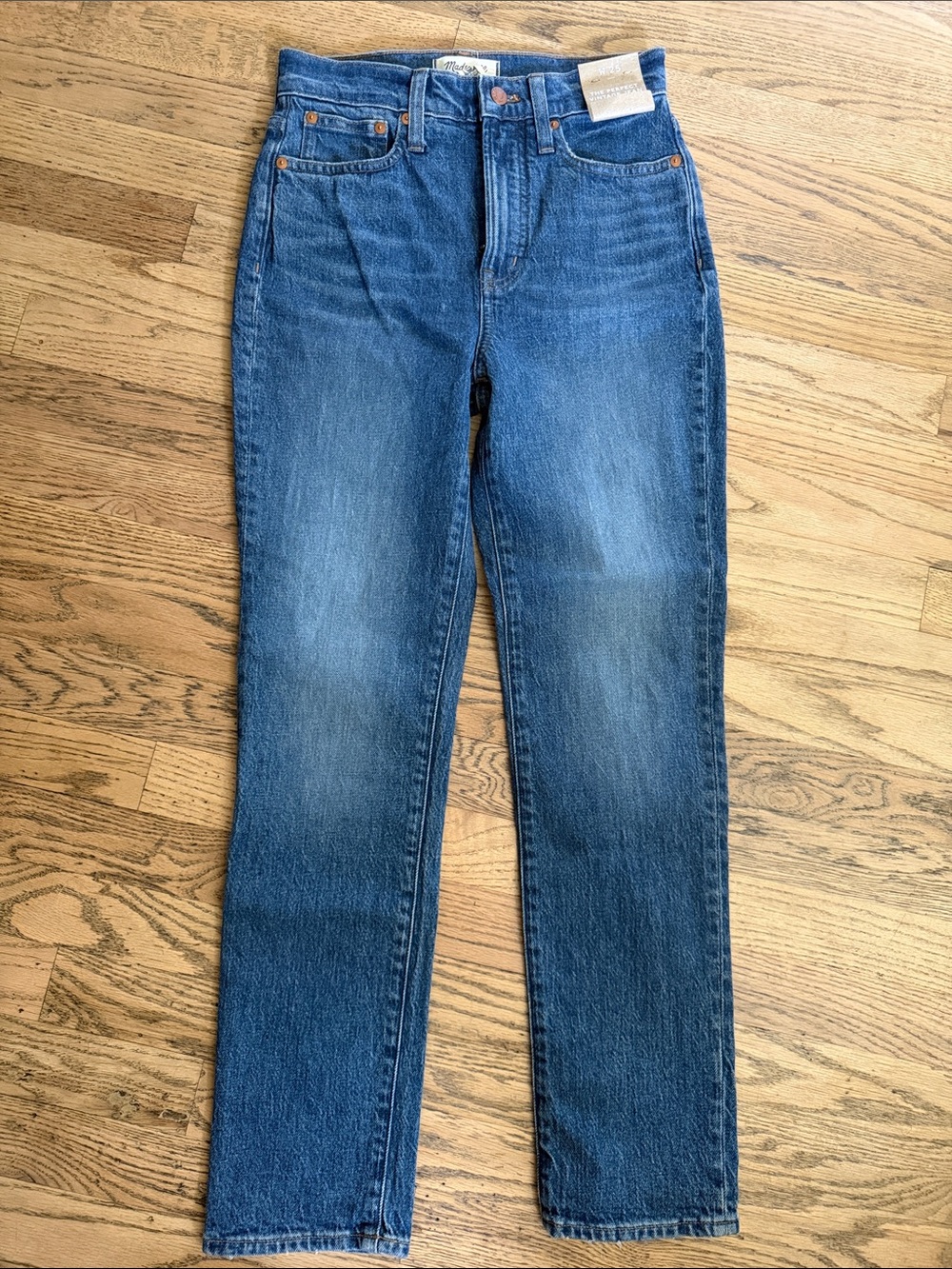 Madewell Perfect Vintage Jean, Decatur Wash, Sz 25 NEW WITH TAGS